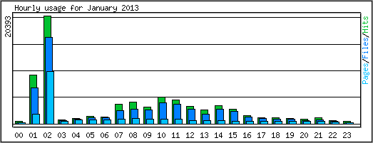Hourly usage