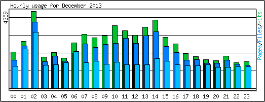 Hourly usage