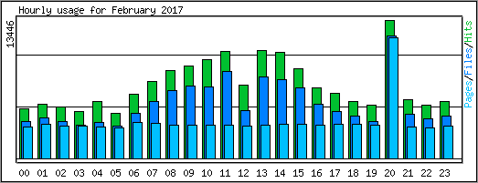 Hourly usage